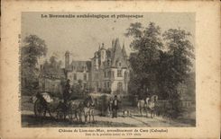 VINTAGE POSTCARD Caen Castle of Lion sur Mer