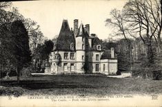 VINTAGE POSTCARD Lion sur Mer Castle Of Dimension of the Park