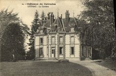 VINTAGE POSTCARD Castles of the Litteau Apple brandy the Career