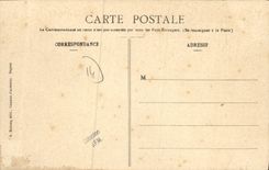 Castillos de la POSTAL de la VENDIMIA del Apple brandy de Litteau la carrera