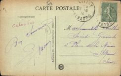 VINTAGE POSTCARD Littry Borough of the Mines La Chapelle