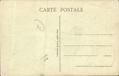 VINTAGE POSTCARD Littry Road of the Station