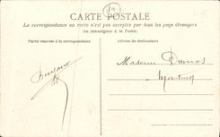 POSTAL Littry Bourg de la VENDIMIA del mercado de los lugares de las minas y de la camara acorazada