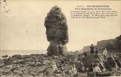 VINTAGE POSTCARD In Normandy Feue Young lady of Fontenailles