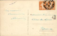 VINTAGE POSTCARD In Normandy Feue Young lady of Fontenailles