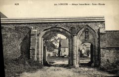 VINTAGE POSTCARD Long Abbey Sainte Marie Carries D Entree