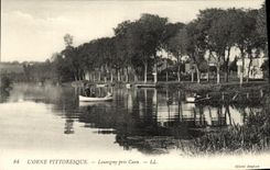 VINTAGE POSTCARD L Decorates Picturesque Louvigny close Caen