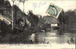 VINTAGE POSTCARD L Decorates Picturesque Maizet the Mill of Pouquet