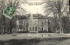 VINTAGE POSTCARD Lisieux and its Surroundings Castle of Manerbe