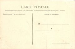 VINTAGE POSTCARD Castle of Manneville dimensions Park and Ponds