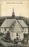 VINTAGE POSTCARD Manneville Pipard L Apse of L Church