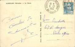 VINTAGE POSTCARD Maroilles cheese the Borough