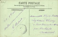 La POSTAL L de la VENDIMIA adorna mayo pintoresco en Orne el molino de Courgain