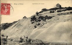 VINTAGE POSTCARD May S Decorates Carieres of L western