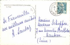 MODERN CARD Merville Franceville the Beach Volleyball Ball