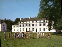 CPM Meslay Le Chateau Enfants Colonie