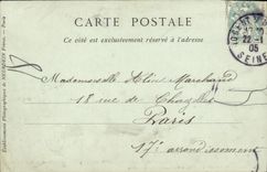 VINTAGE POSTCARD Castle of Mesnil Guillaume XVll E Century