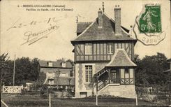 CPA Mesnil Guillaume Pavillon du Grade Cote Est