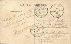 CPA Mesnil Guillaume Pavillon du Grade Cote Est