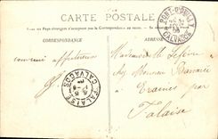 VINTAGE POSTCARD Mesnil Villement L Machines and the Viaduct of the Excavator