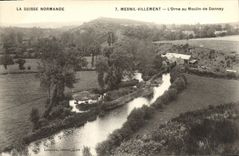 VINTAGE POSTCARD Mesnil Villement L Decorates with the Mill of Danney
