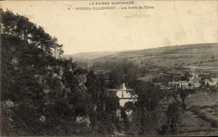 VINTAGE POSTCARD Mesnil Villement the edges of L Decorates