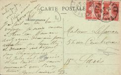 POSTAL Mesnil Villement de la VENDIMIA que los bordes de L adornan