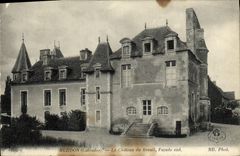 VINTAGE POSTCARD Mezidon the Castle of Breuil southern Frontage