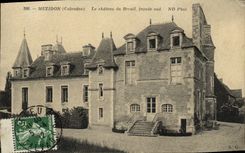 CPA Mezidon Le Chateau du Breuil Facade sud