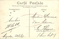 VINTAGE POSTCARD Mezidon L Entered