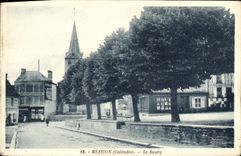 VINTAGE POSTCARD Mezidon the Borough Hairdresser