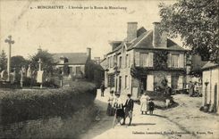 CPM Monchauvet L Arrivee par la Roue de Montchamp