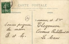 MODERN CARD Monchauvet L Arrived by the Wheel of Montchamp