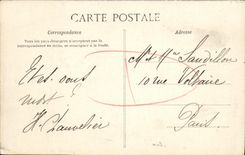 VINTAGE POSTCARD Surroundings of lisieux Castle of Monteillerie