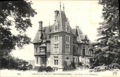CPA Chateau De La Monteillerie La Parc et le Chateau
