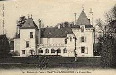 VINTAGE POSTCARD Cliff Surroundings Morteaux Couliboeuf the White Castle