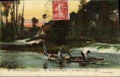 CPA L Orne Pittoresque Les Moutiers en Cinglais Le Moulin de Brie
