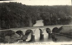 VINTAGE POSTCARD L Decorates Picturesque Mutrecy the Viaduct of Pouquay