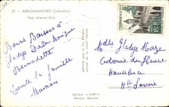 MODERN CARD Arromanches Seen D together