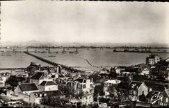 MODERN CARD Arromanches les Bains Port Winston Churchill Seen of the port taken of the castle D water 1944