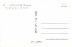 MODERN CARD Arromanches Seen D together and Turrets