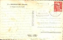 CPM Arromanches La Digue a Maree Haute