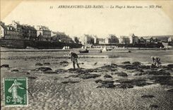 CPA Arromanches les Bains La Plage a Maree basse