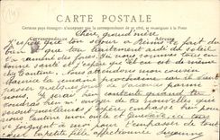 POSTAL Arromanches de la VENDIMIA les Bains la marea de resorte de la presa