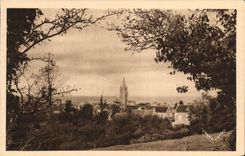POSTAL Arromanches de la VENDIMIA les Bains el puerto de la opinion del lanzamiento