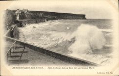 CPA Arromanches les Bains Effet de Ressac dans la Baie Par une Grande Maree