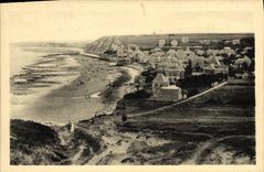 CPA Arromanches Vue generale prise des Falaises de Tracy