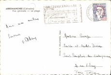 Opinion de Arromanches de la POSTAL de la VENDIMIA la playa