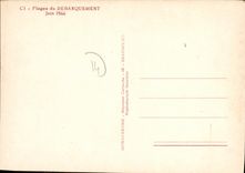 CPM Arromanches Plages du Debarquement 6 Juin 1944 Militaria Churchill