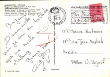 POSTAL MODERNA playas de Arromanches Normadie Francia de la descarga